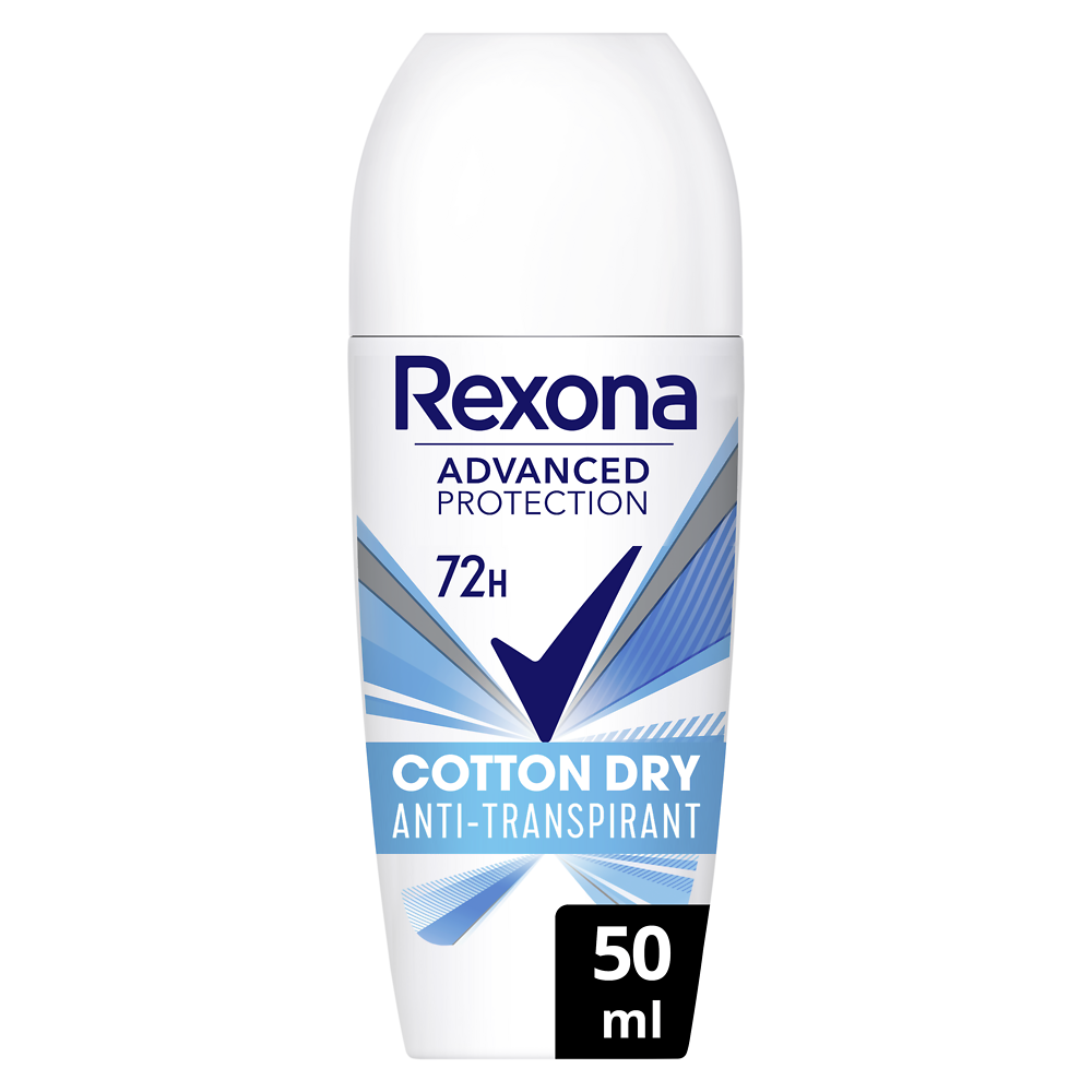 Déodorant 72H cotton dry REXONA bille 50ml