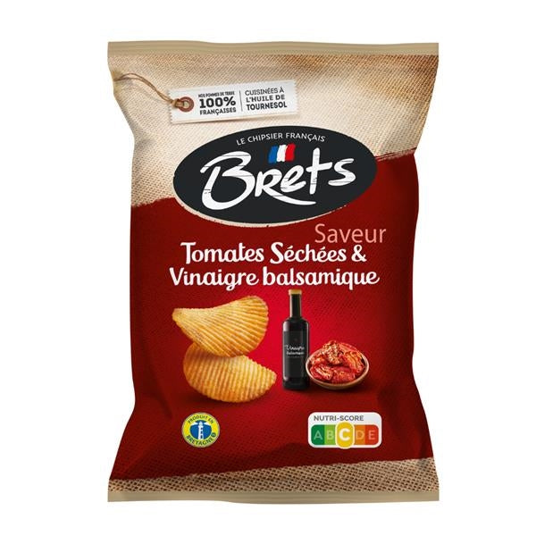 Chips Brets saveur tomates sechées & vinaigre balsamique 125 gr