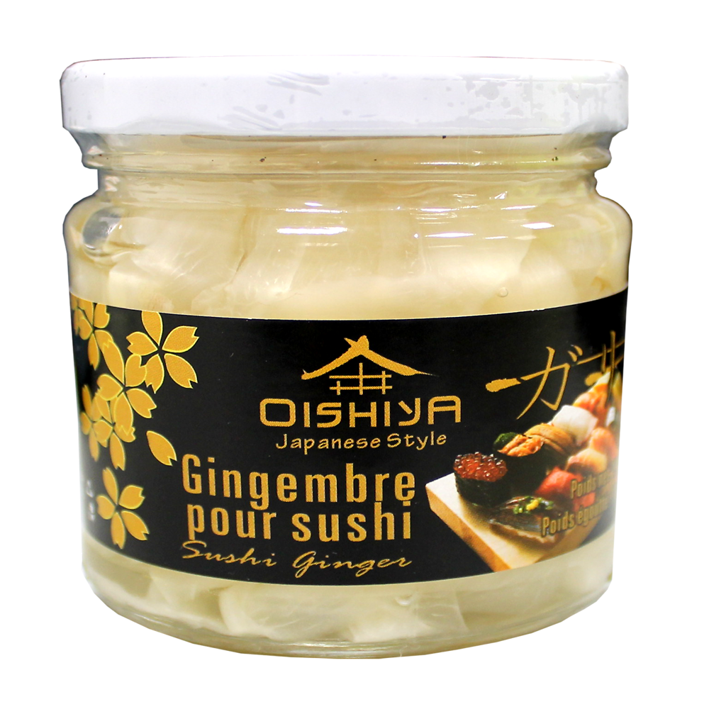 Gingembre pour sushi OISHIYA, 190g