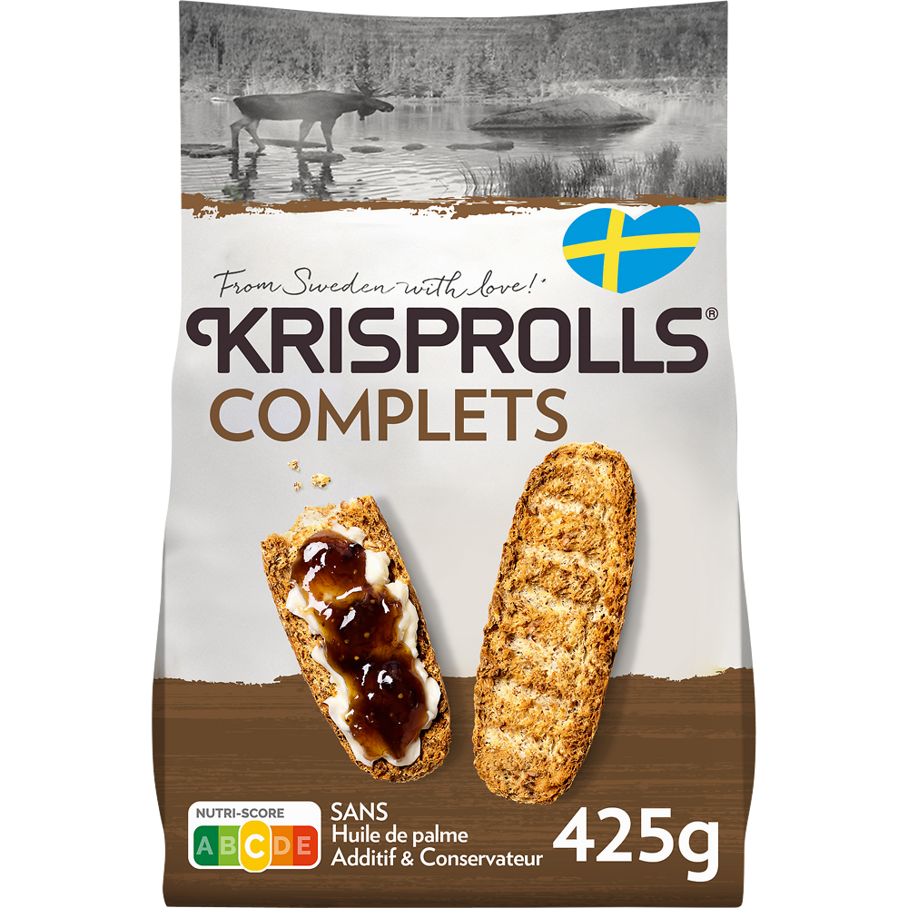 Petits pains suédois complets  KRISPROLLS - Paquet de 425g