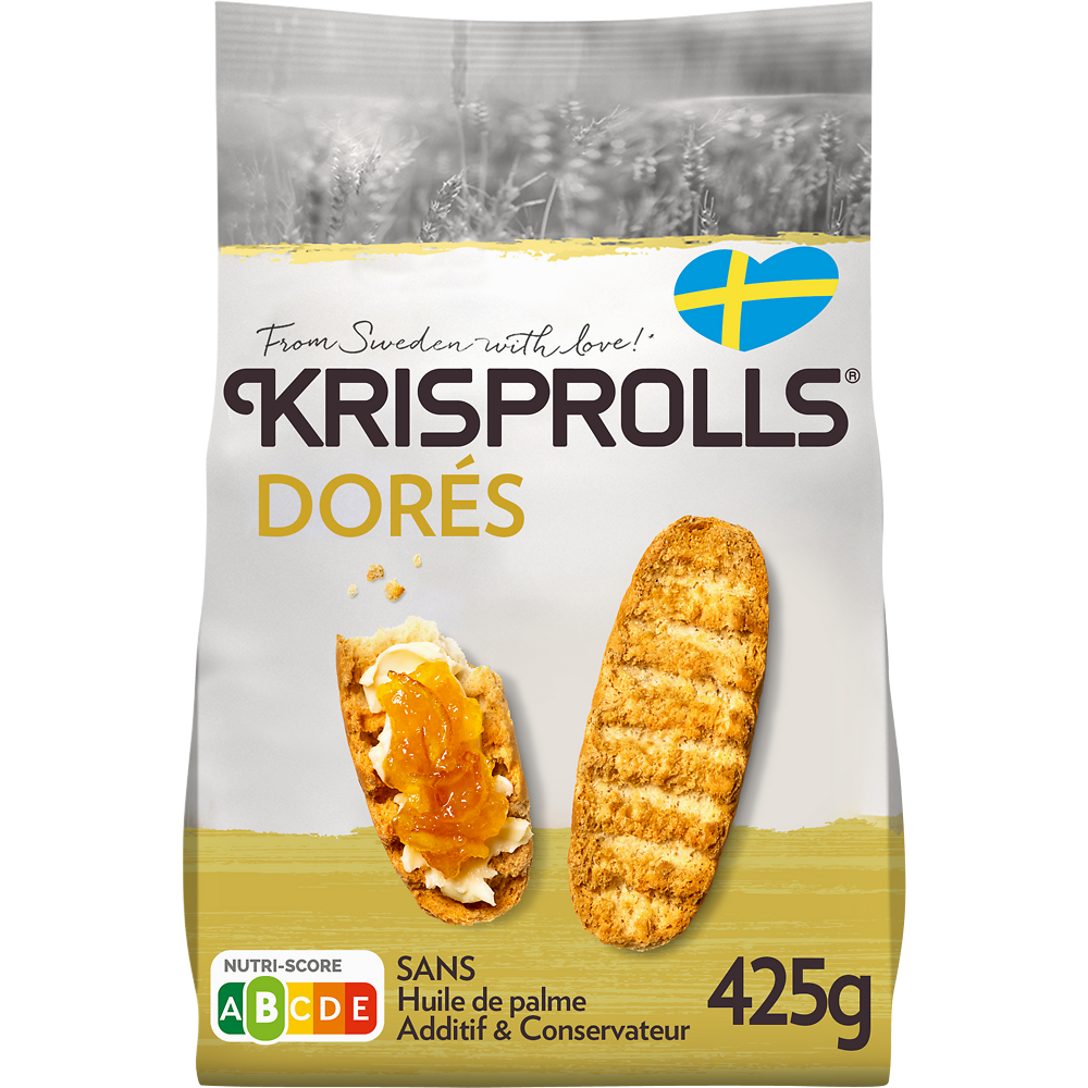 Petits pains suédois dorés  KRISPROLLS - Paquet de 425g