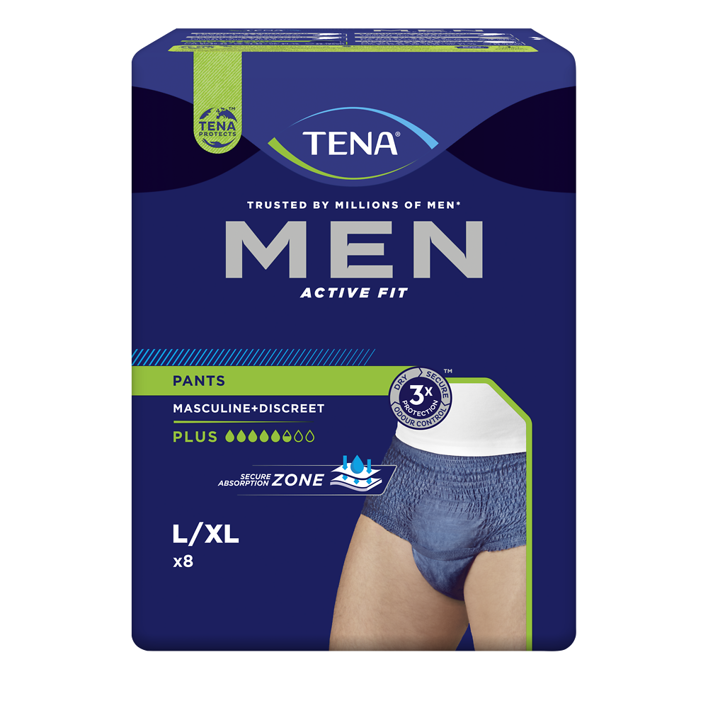 Sous-vêtement incontinence homme active fit pants plus- taille L - TENA, x8