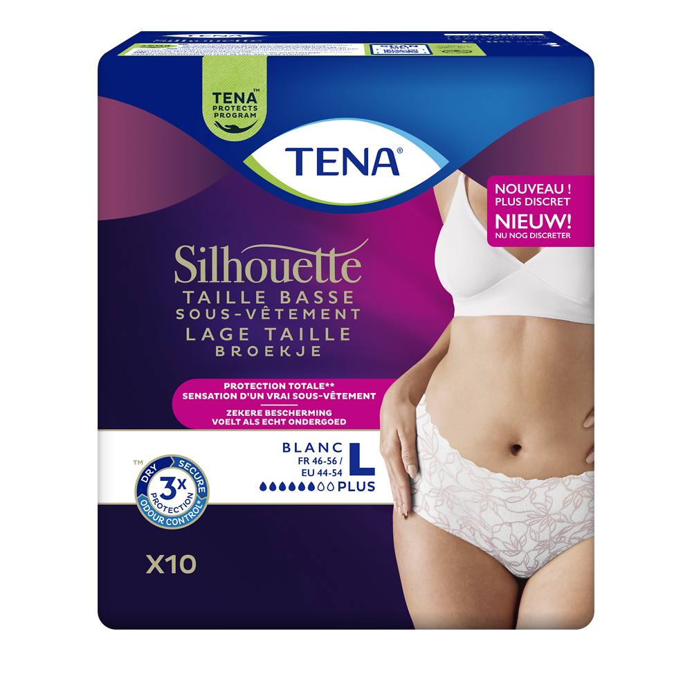 Sous-vêtement silhouette plus Taille L TENA Lady x10