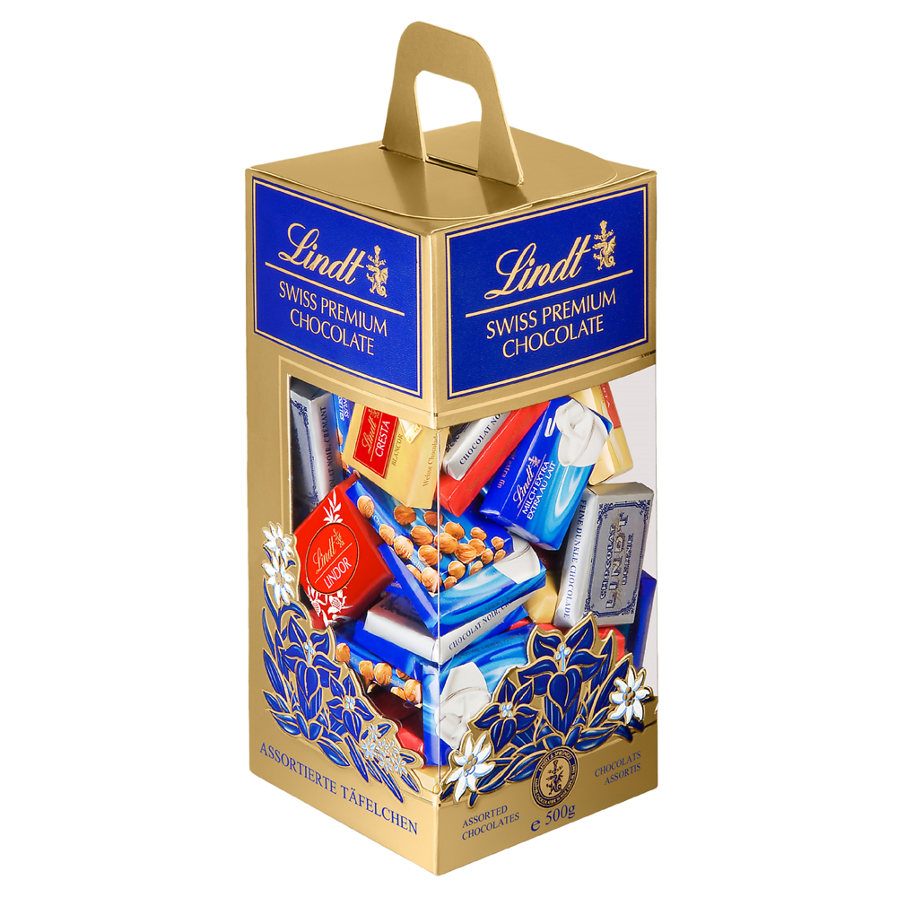 Napolitains assortis LINDT, tubo de 500g