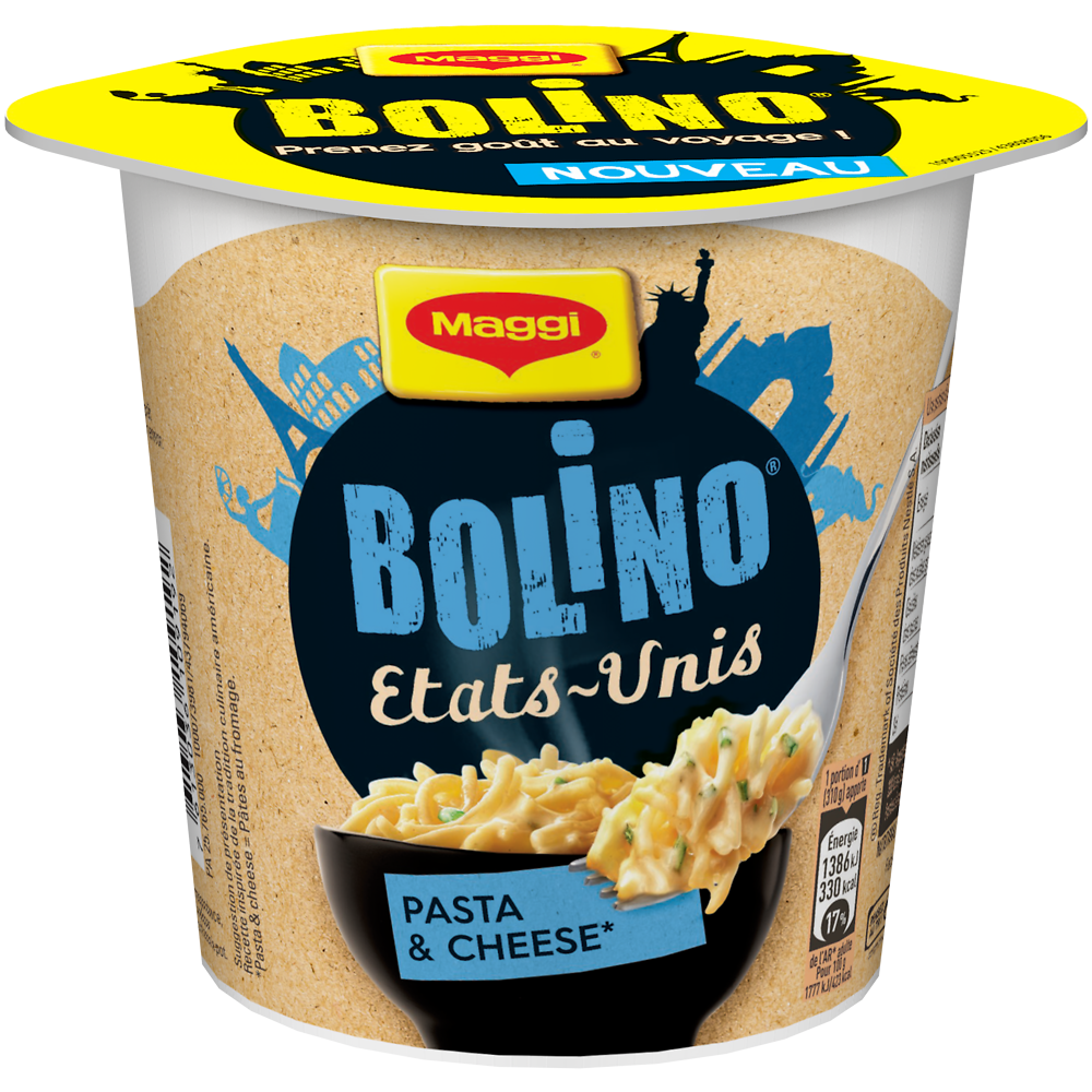 Pâtes fromage Bolino Etats-Unis MAGGI, 78g