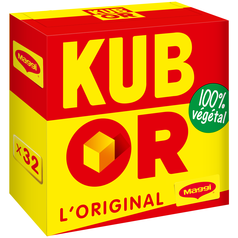 Bouillon cube Kub Or MAGGI, boîte de 32 cubes, 128g