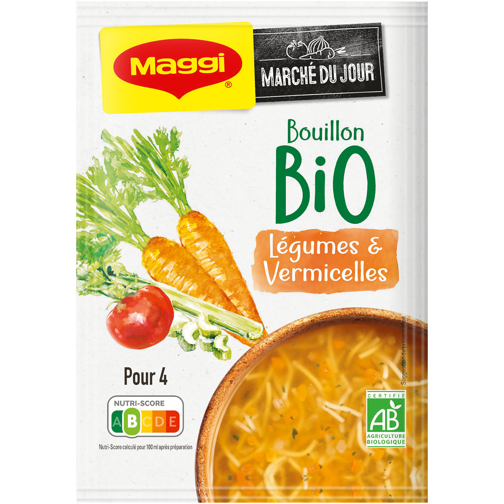 Soupe Bio légumes er vermicelles MAGGI - 60g