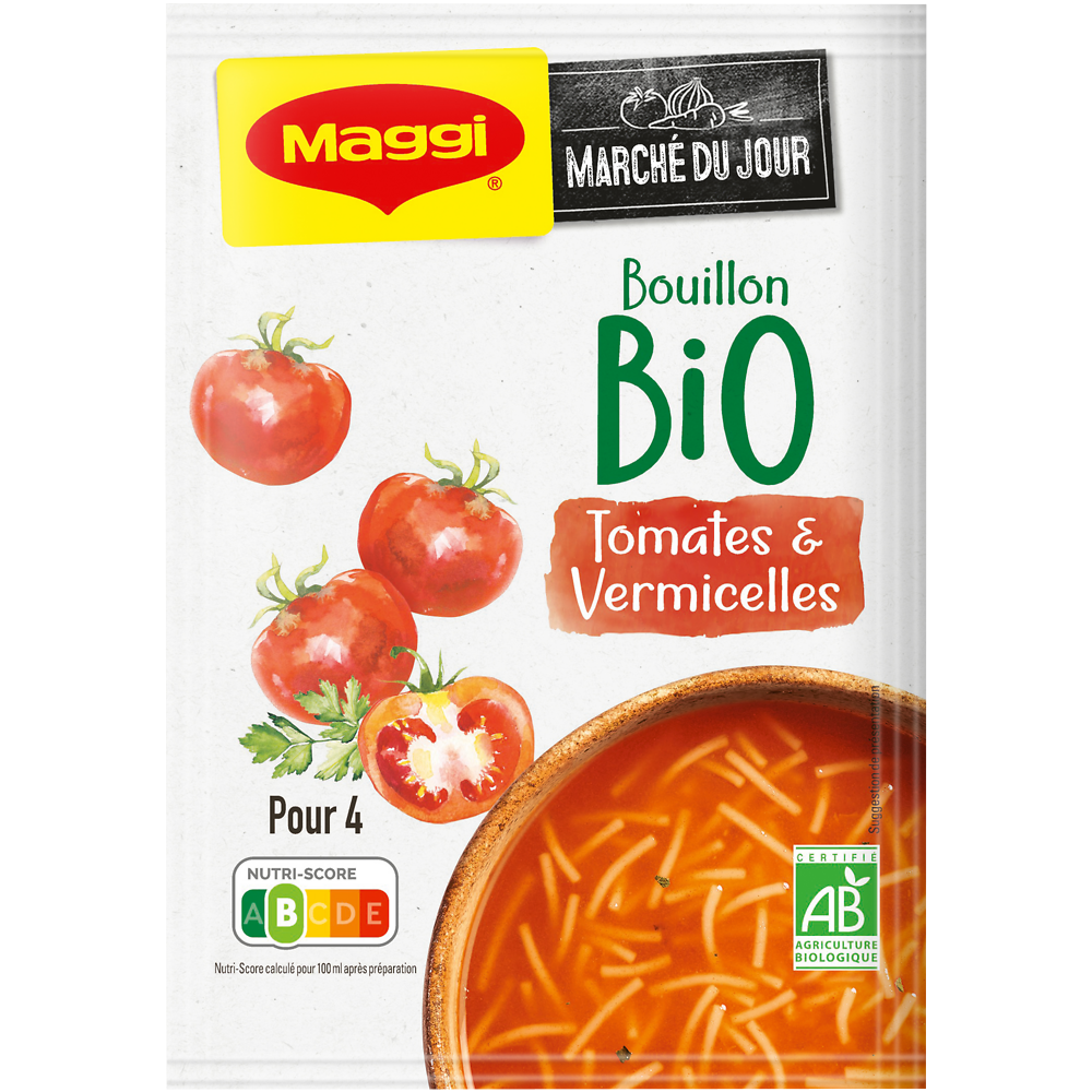 Soupe Bio tomates et vermicelles MAGGI - 70g