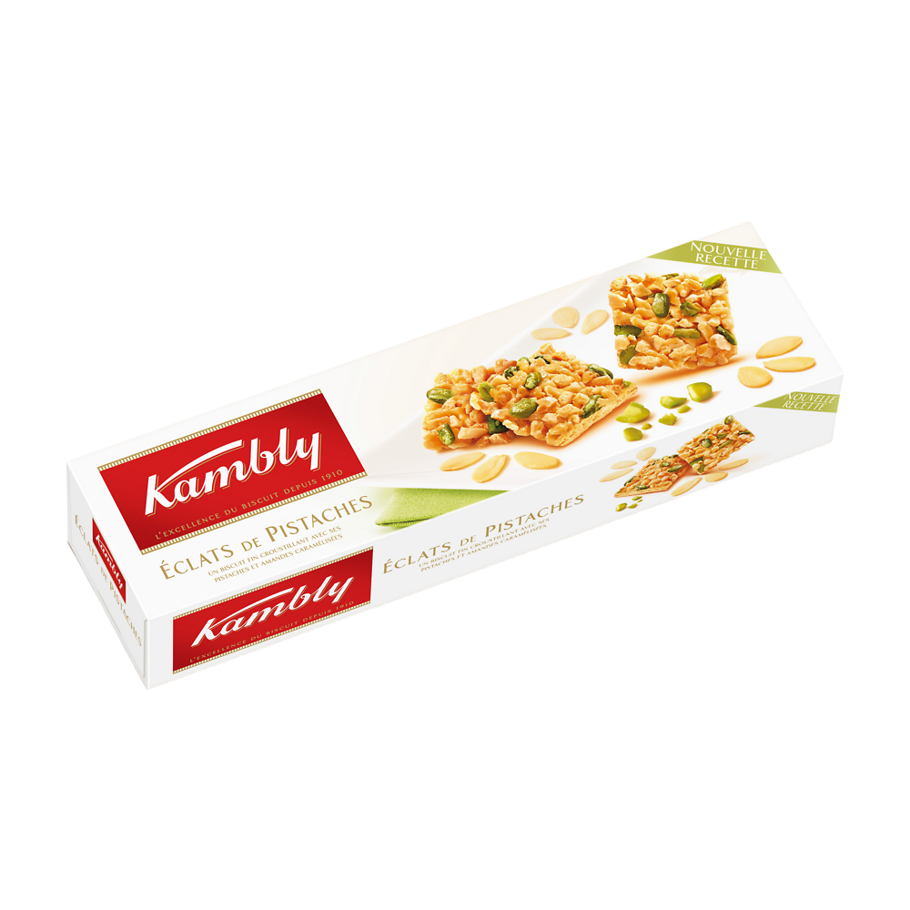 Biscuits éclats de pistaches KAMBLY, 80g