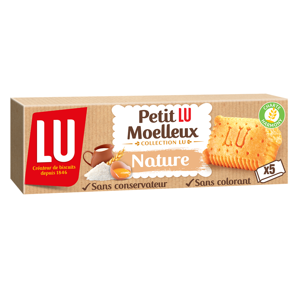 Gâteaux moëlleux nature LU - Paquet de 140g