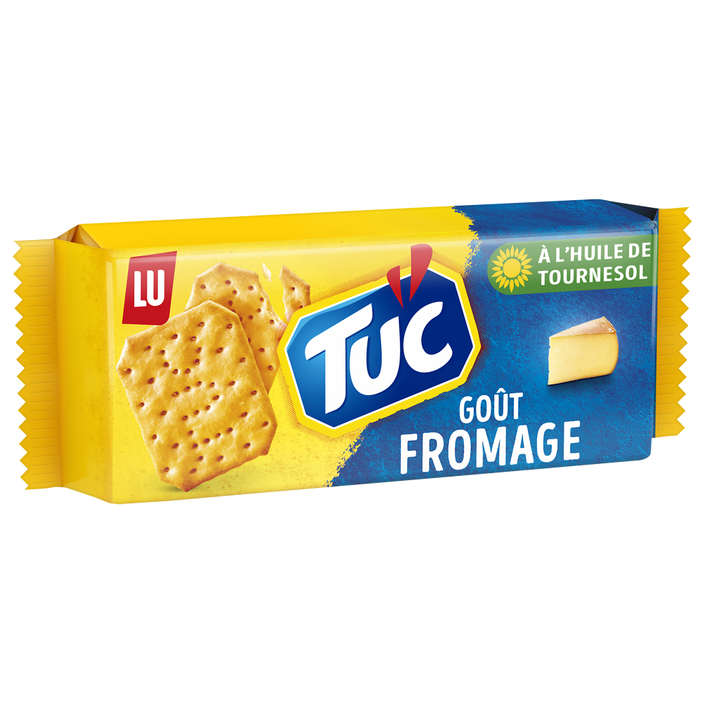 Biscuits apéritifs crackers goût fromage TUC - Paquet de 100g