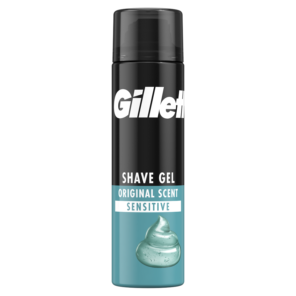 Gel à raser base peaux sensibles GILLETTE 200ml