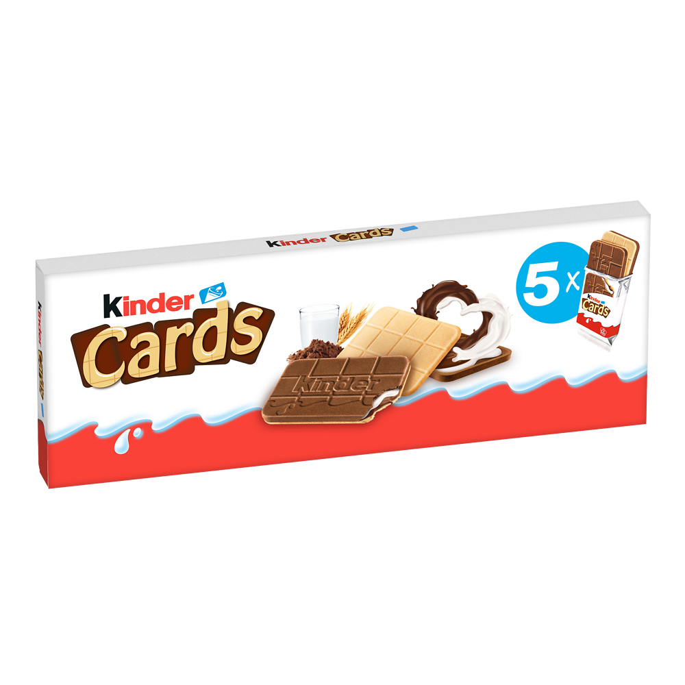 Gâteau KINDER cards T5, 128g