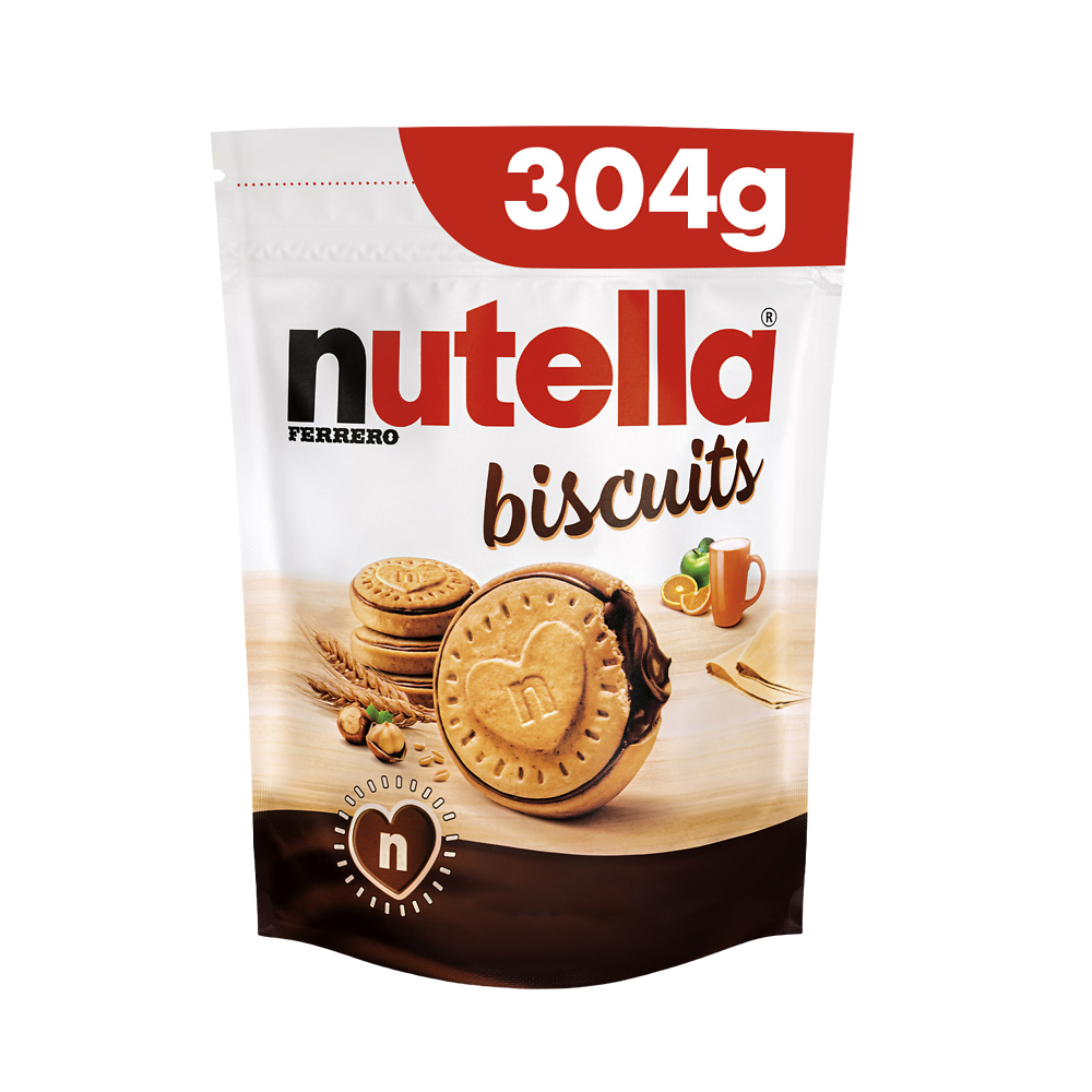 Biscuits fourrés NUTELLA  x22 - 304g