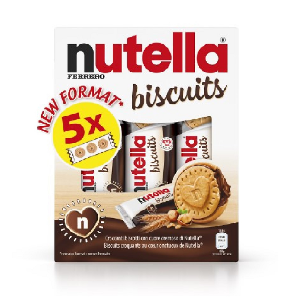 Biscuits NUTELLA biscuits, étui de 5x3 biscuits, 207g