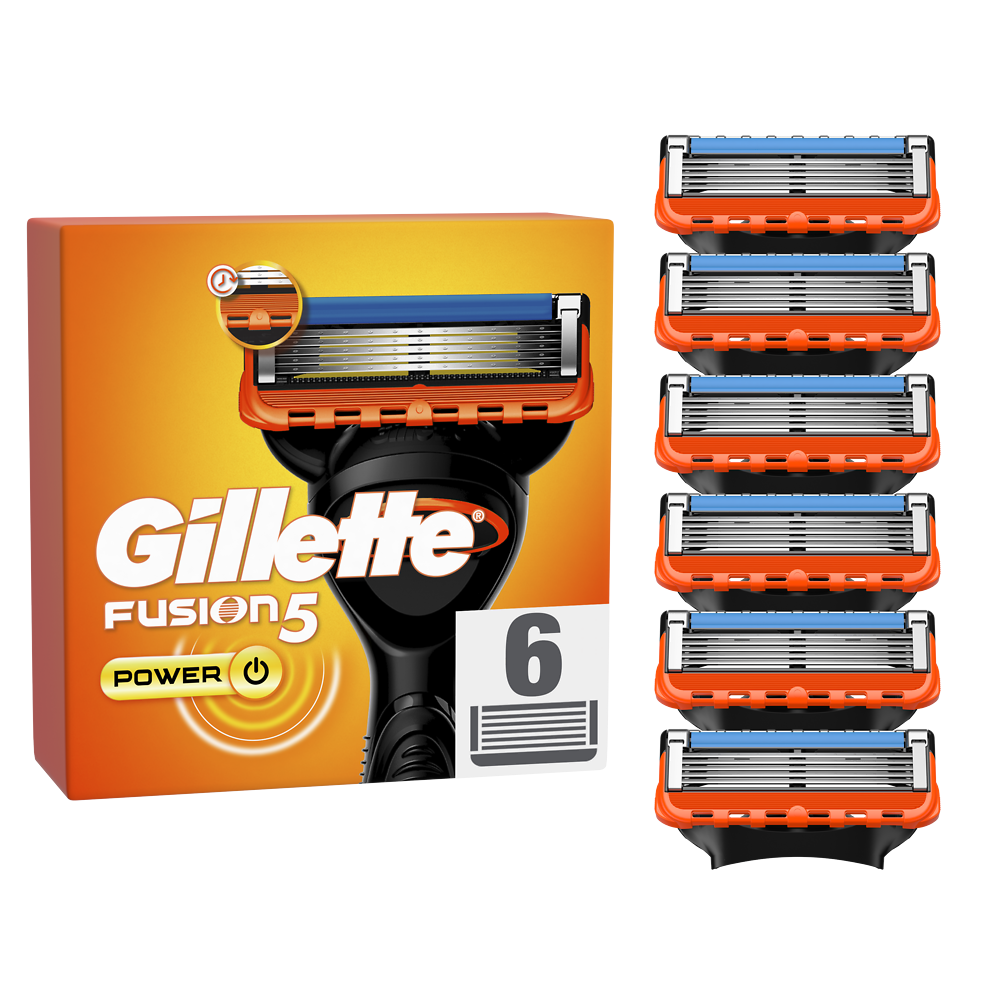 Recharge lames de rasoir hommme fusion 5 GILLETTE x6