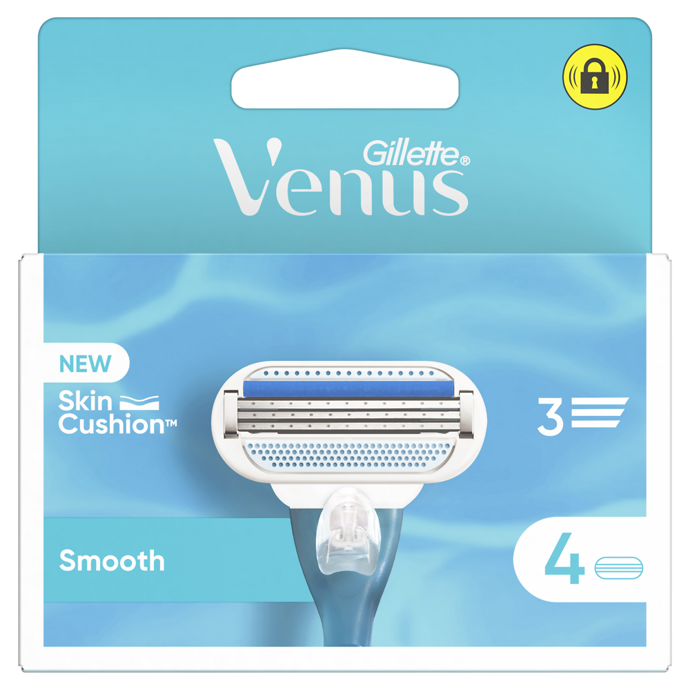 Lames de rasoir smooth VENUS GILLETTE x4recharges pour femme