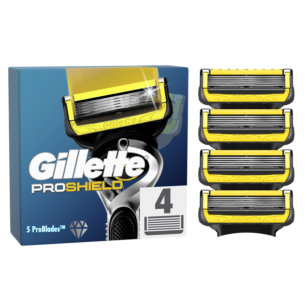 Recharge lames de rasoir pour homme proshield GILLETTE x4