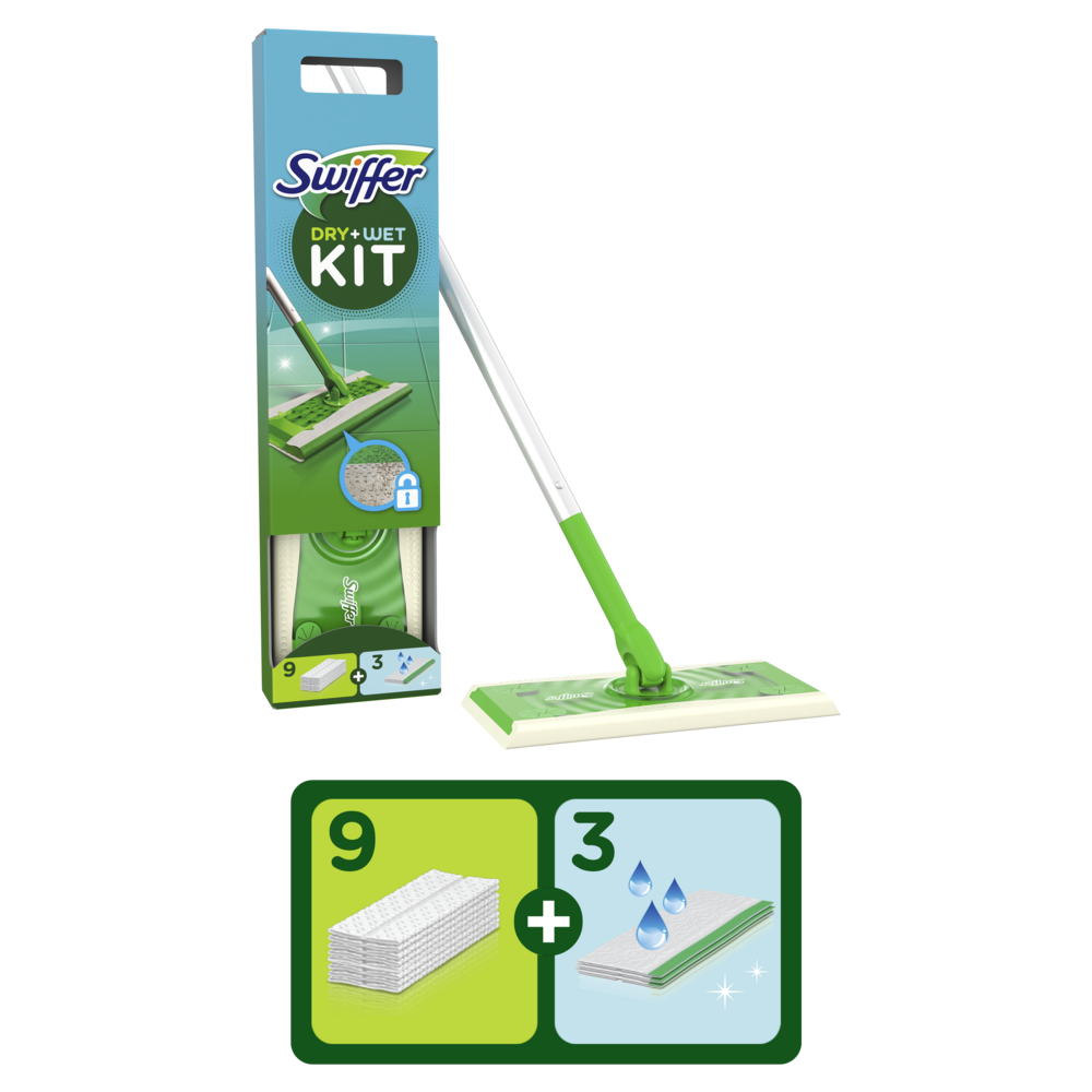 Kit balais anti-poussiére starter SWIFFER