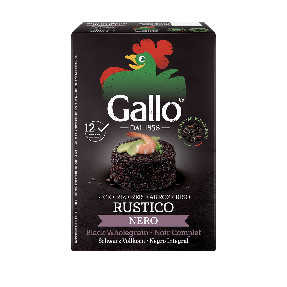 Riz noir complet RISO GALLO étui 500g