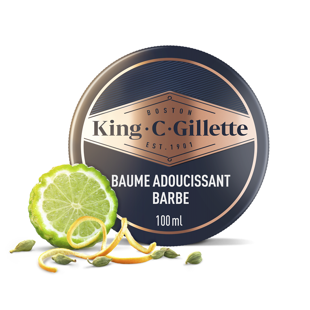 Baume à barbe KING C.GILLETTE flacon de 100 ml