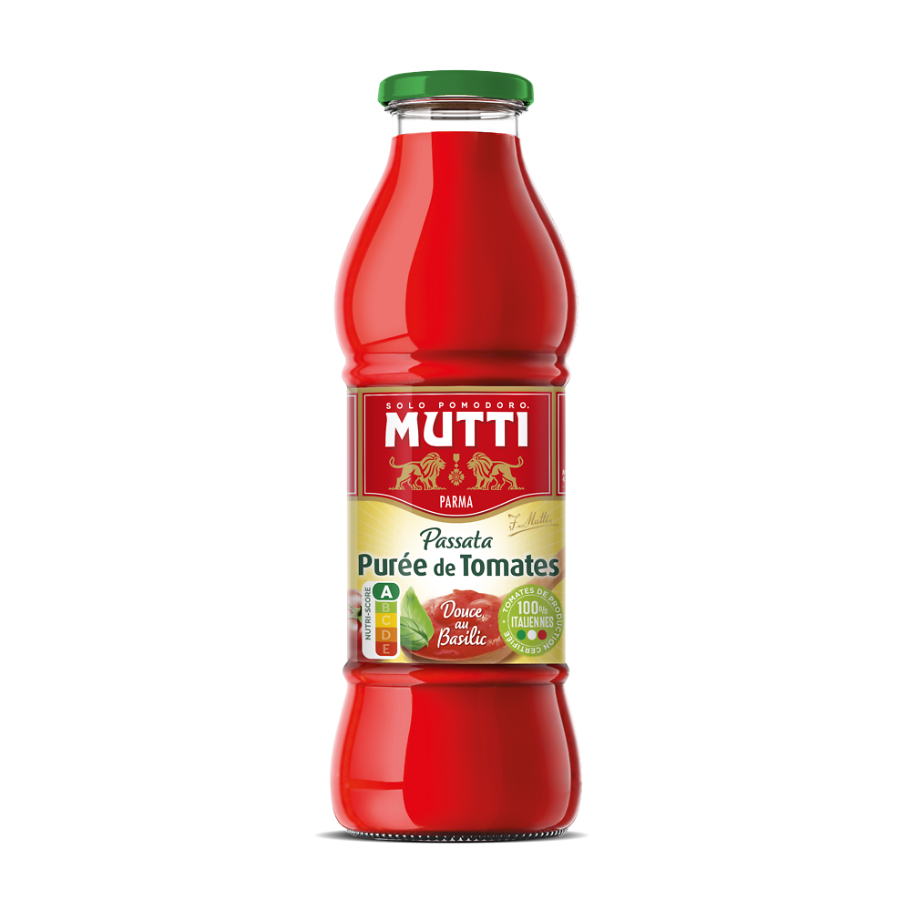 La passa purée de tomate et basilic MUTTI, 700g