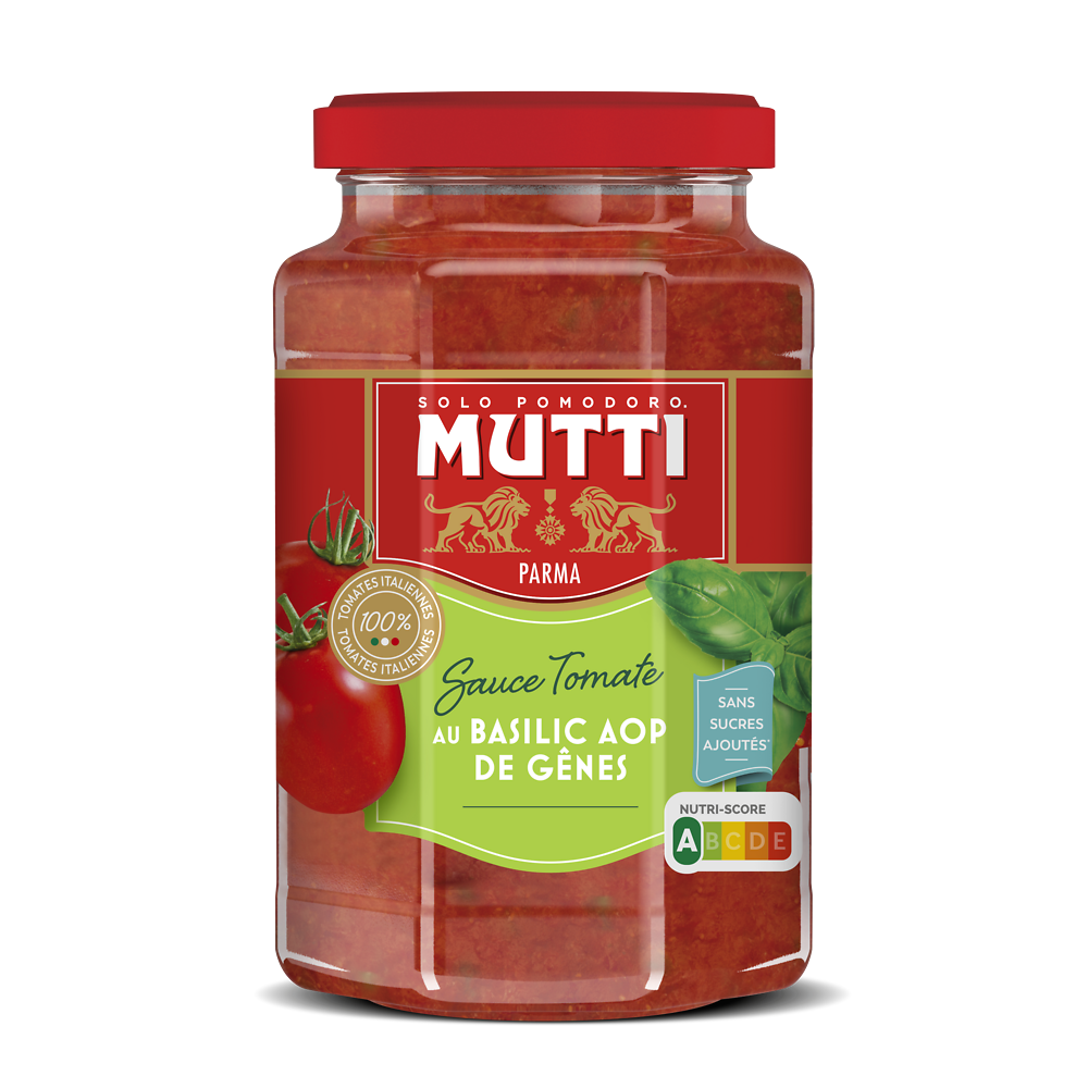 Sauce tomates et basilic MUTTI 400g