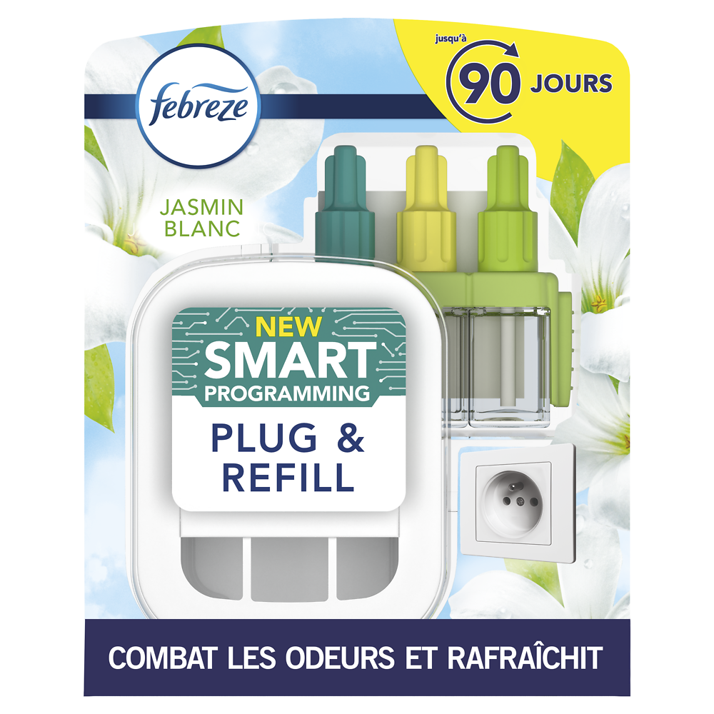 Désodorisant électrique smart jasmin blanc FEBREZE