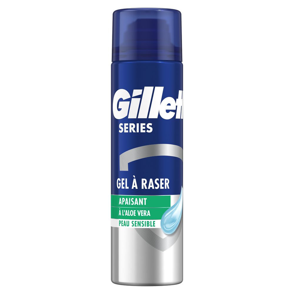 Gillette Series Gel à raser apaisant à l'aloe vera Peau sensible 200ML