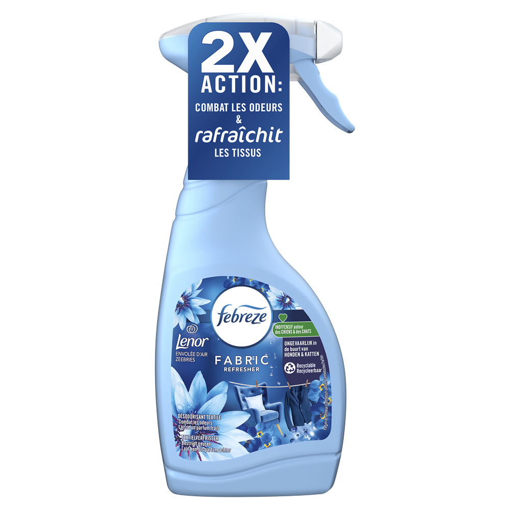 Désodorisant textile envolée d'air FEBREZE spray 500ml