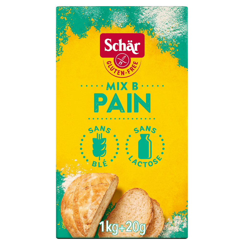 Mix b farine pour pain sans gluten SCHÄR, 1,02kg