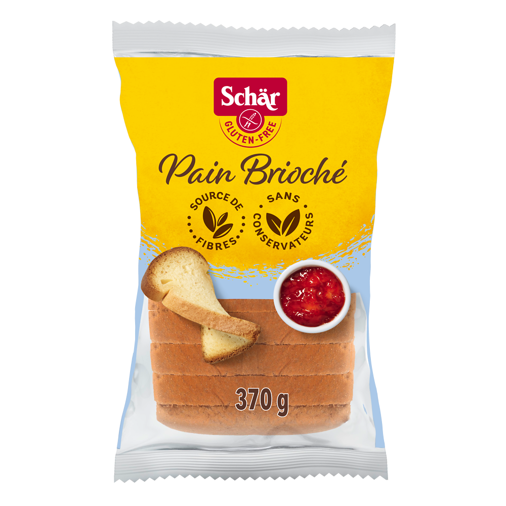 Pain brioché sans gluten SCHÄR, 370g