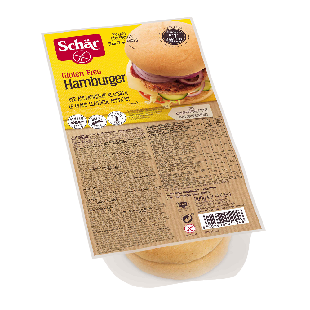 Hamburger sans gluten SCHAR, 300g