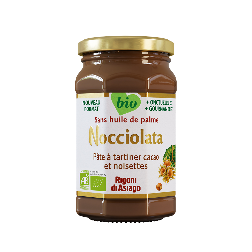 Pâte à tartiner Nocciolata sans gluten Bio RIGONI DI ASIAGO, 250g