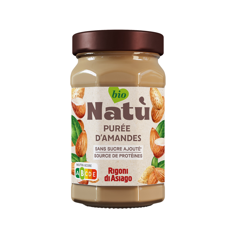 Purée d'amandes bio NATU, pot 220g