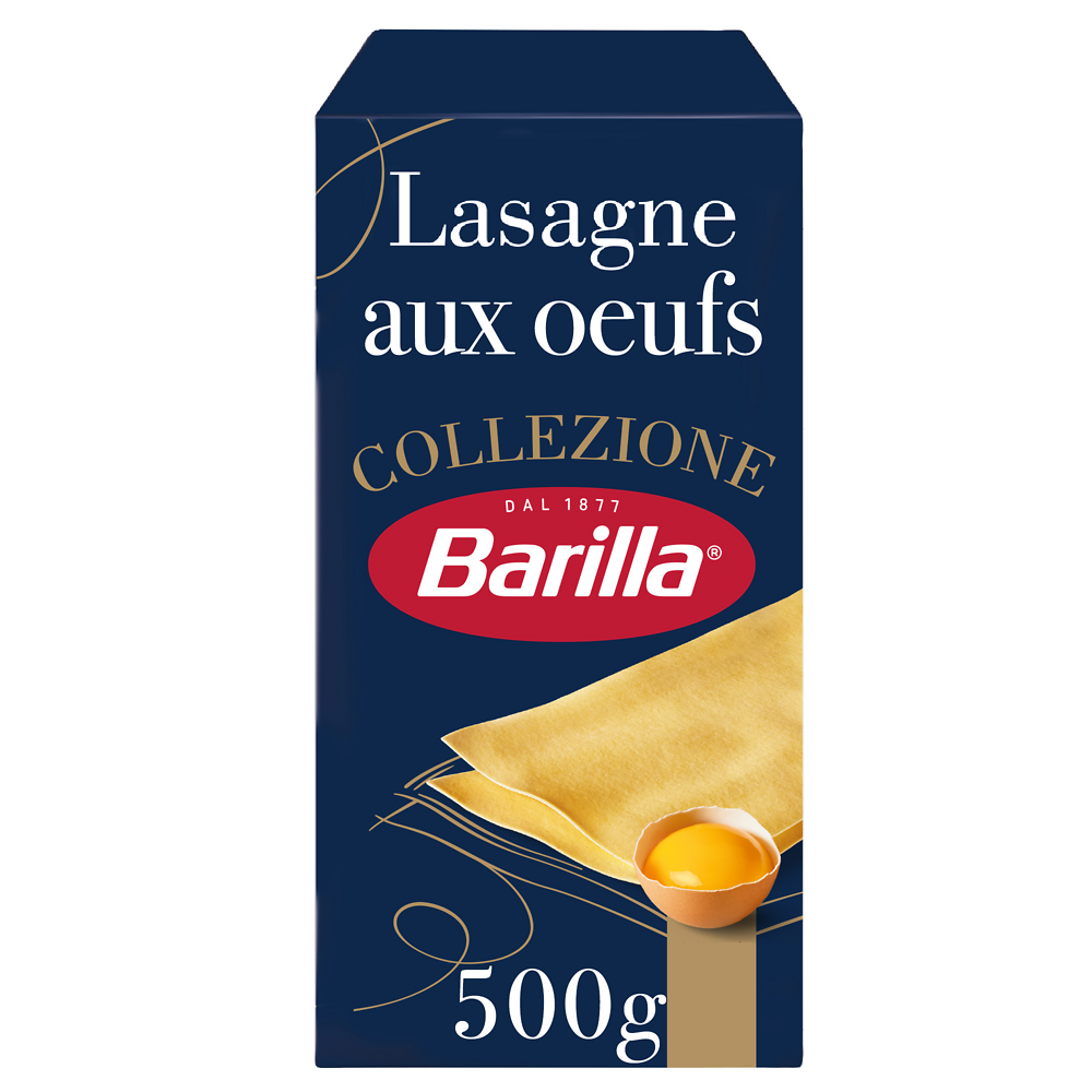 Pâtes Lasagne aux  ufs Collezione BARILLA - 500g