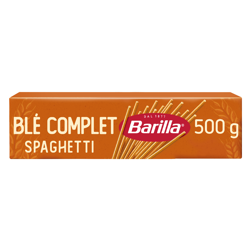 Pâtes Spaghetti au blé complet Integrale BARILLA - 500g