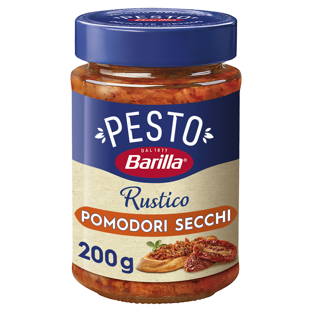 Sauce Pesto Rustico Tomates séchées BARILLA - 200g