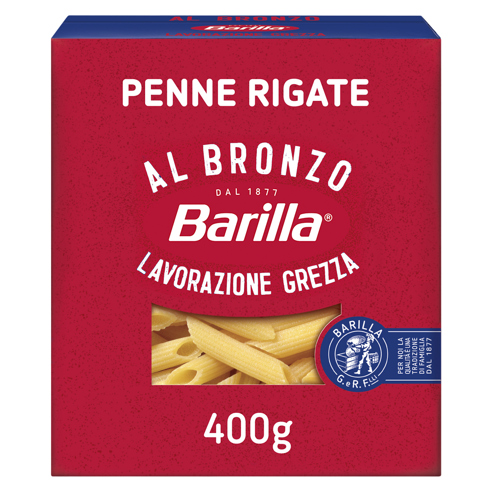 Pâtes Penne Rigate Al Bronzo BARILLA - 400g