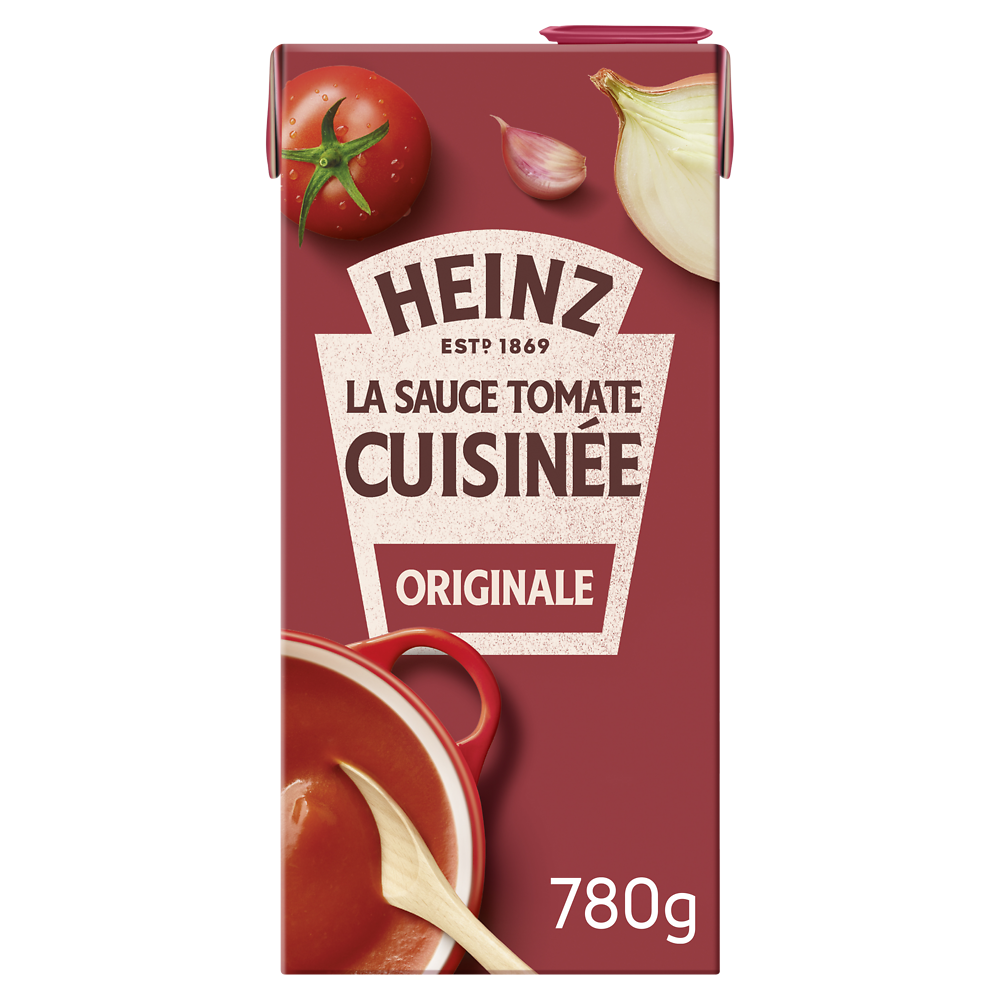 Sauce tomate cuisinée ail et oignons HEINZ 780g