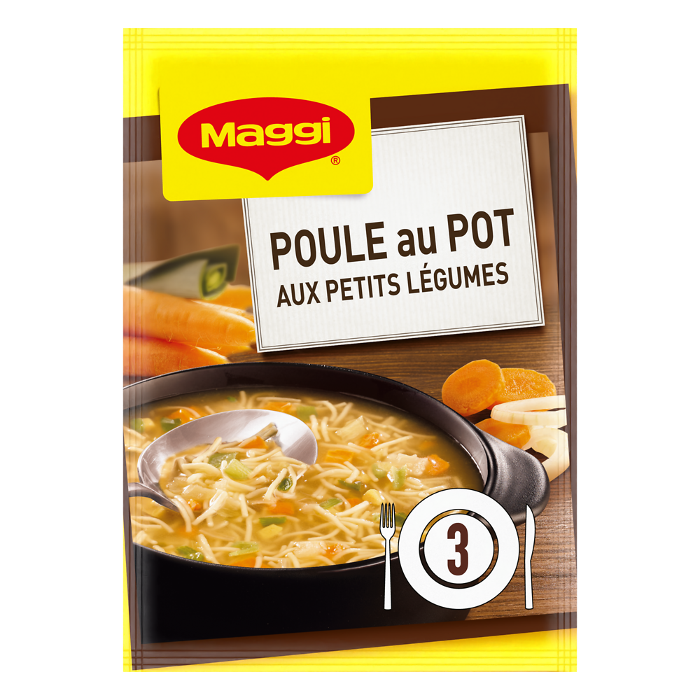 Soupe Poule au pot aux petites légumes MAGGI - 75 cl