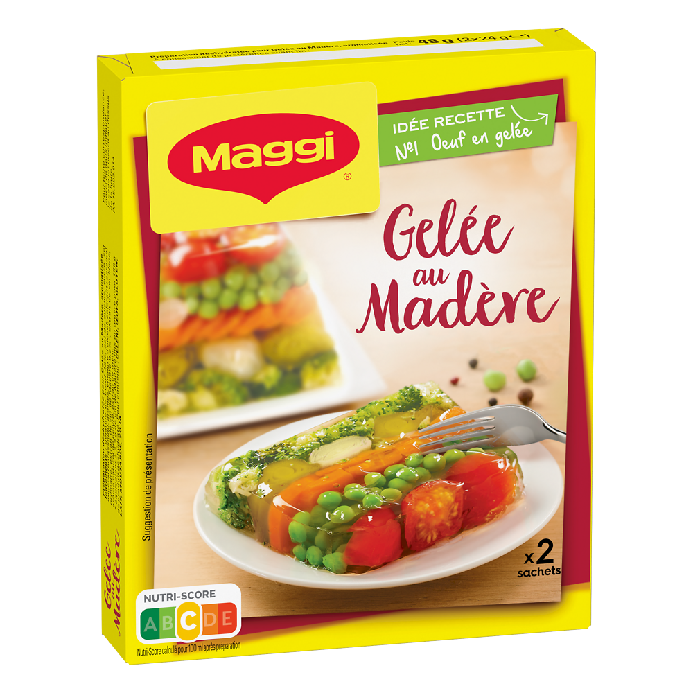 Gelée au madère MAGGI 2 sachets de 24g 1 litre