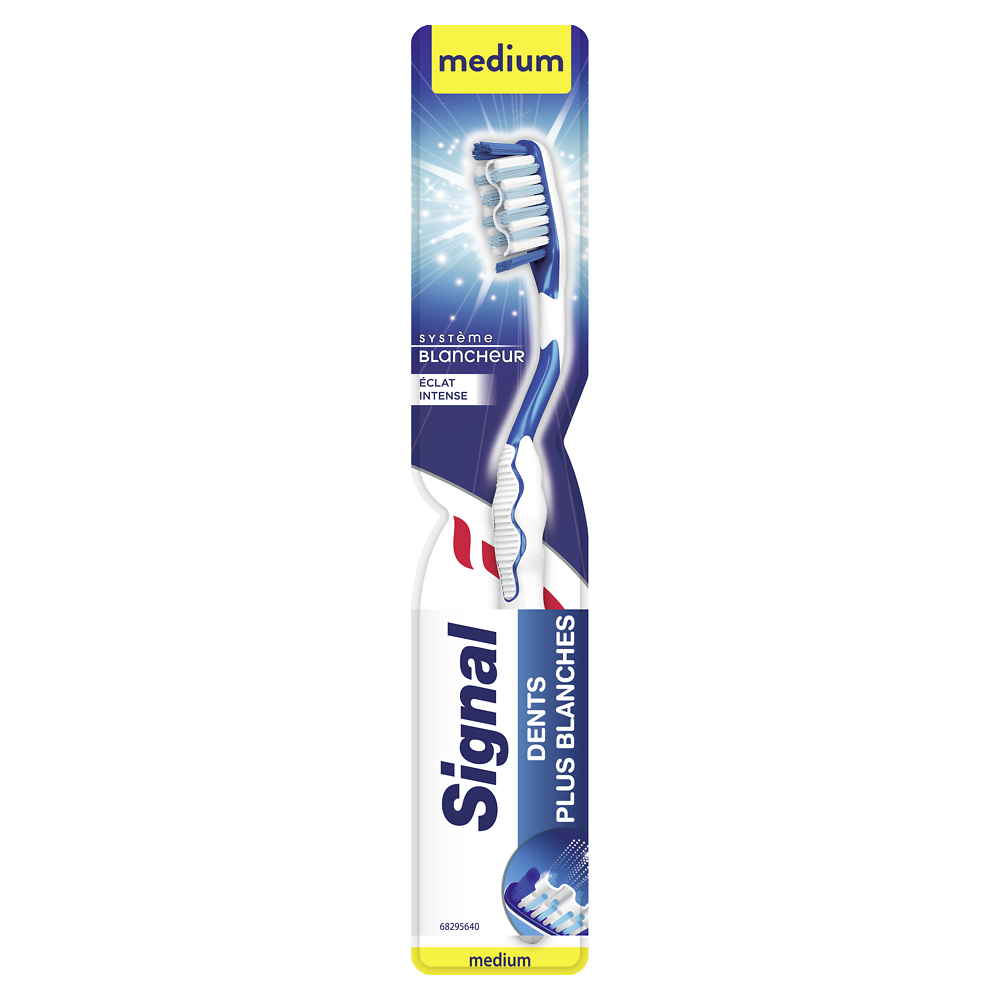 Brosse à dents SIGNAL Système blancheur éclat intense, Medium, x1