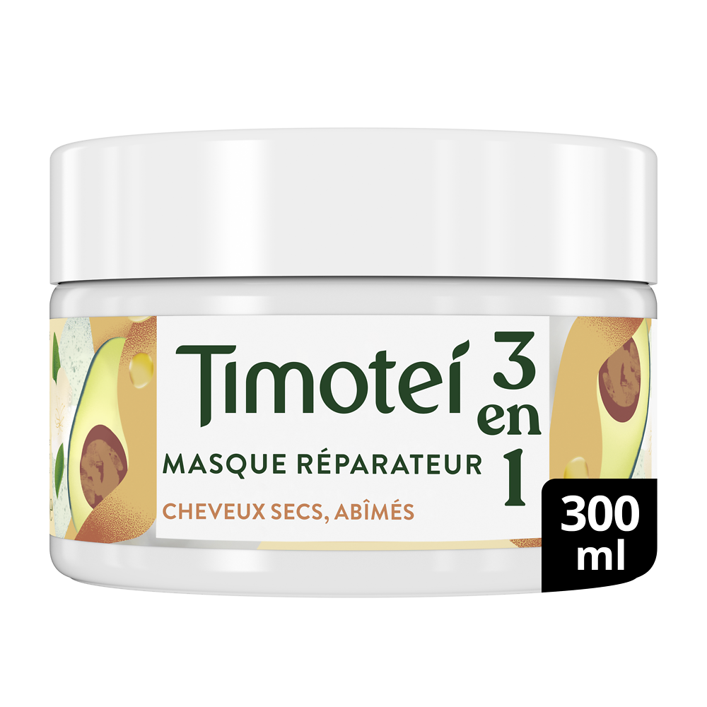 Masque capillaire réparateur avocat TIMOTEI 300ml