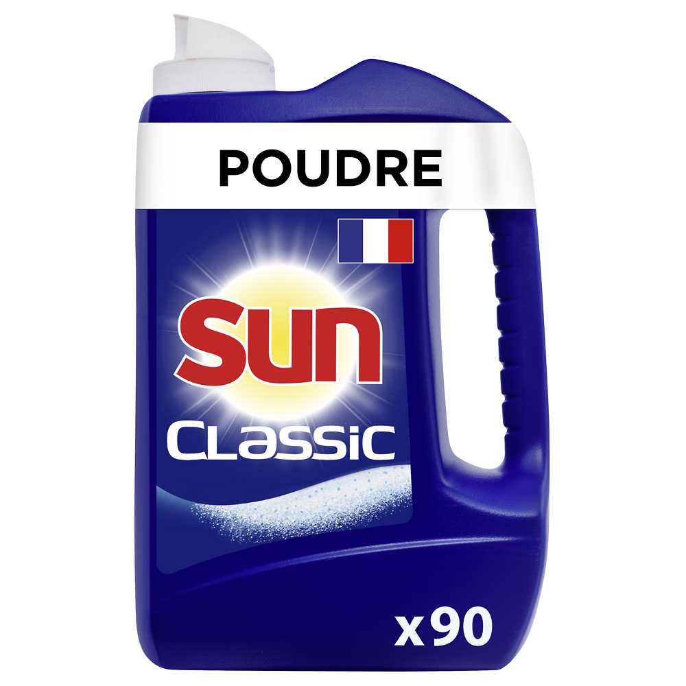 Poudre classique lave-vaisselle SUN, 90 lavages, 2,85kg