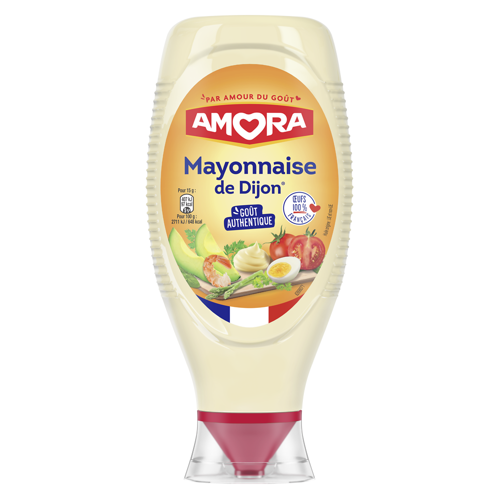 Mayonnaise Opéra sans conservateur AMORA, flacon de 710g