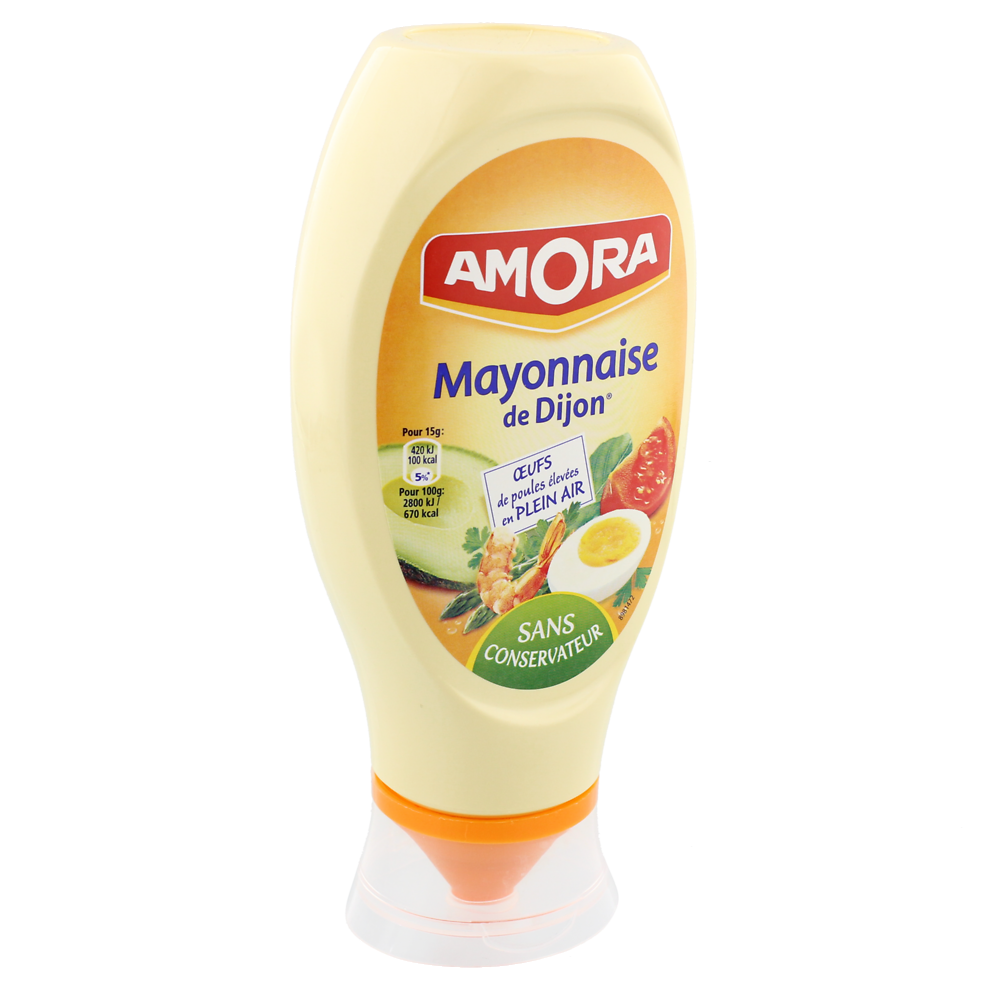 Mayonnaise Opéra sans conservateur AMORA, flacon de 415g