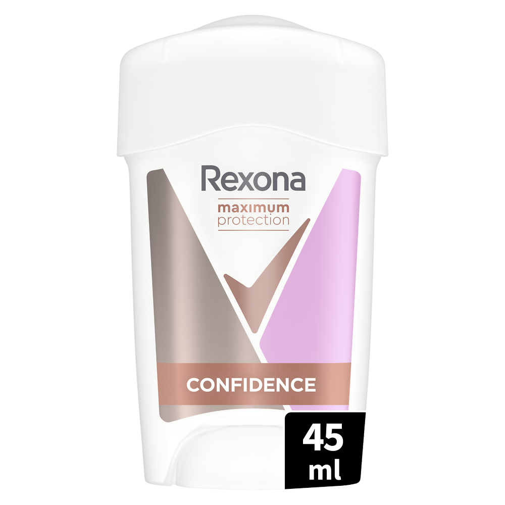 Déodorant maximum protection Confidence REXONA, stick de 45ml