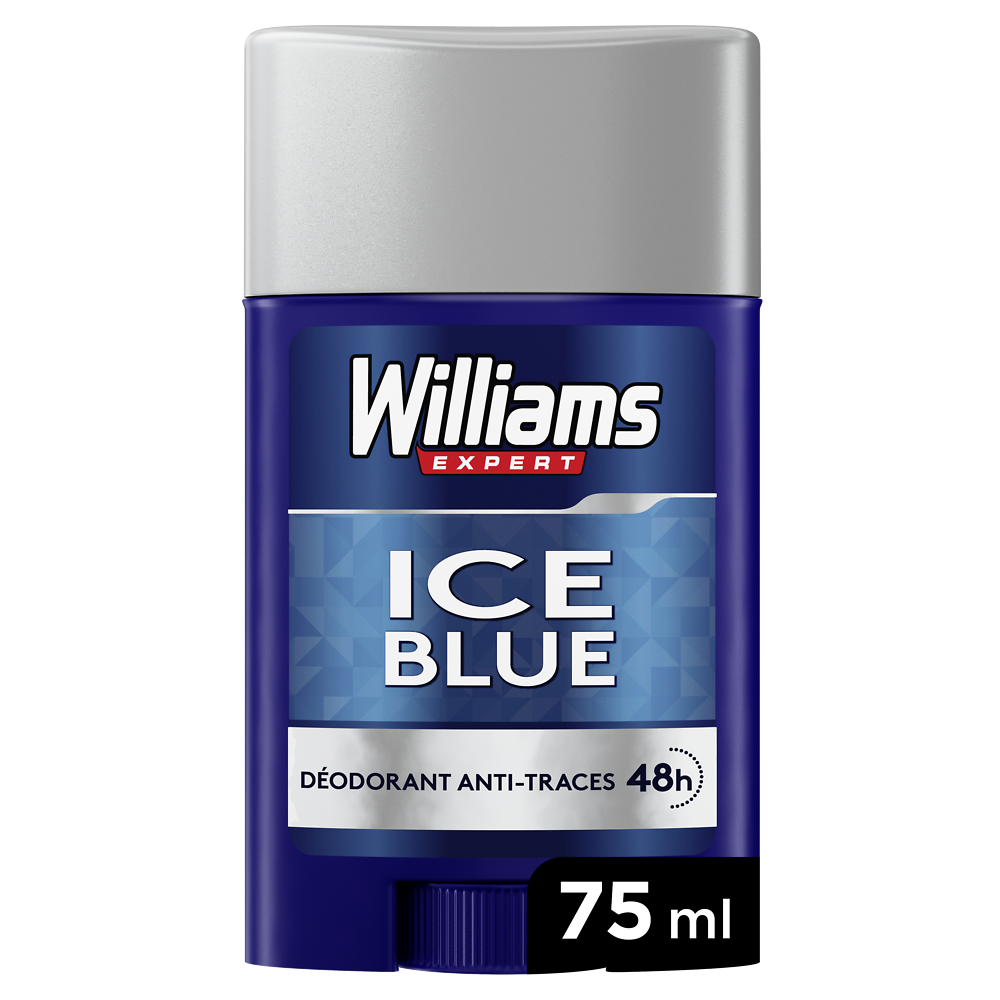 Déodorant Homme Ice Blue WILLIAMS, Stick 75ml