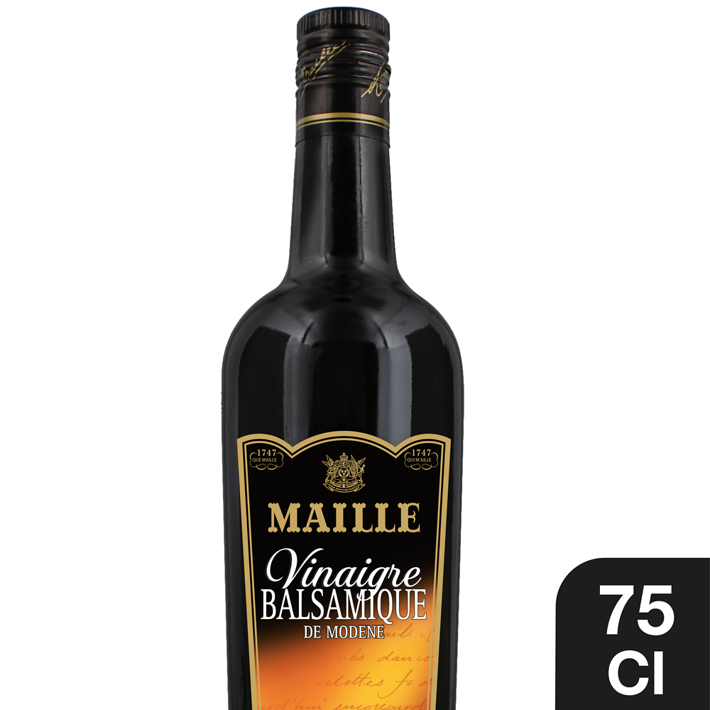 Vinaigre balsamique Modène 6°  MAILLE, bouteille en verre de 75cl